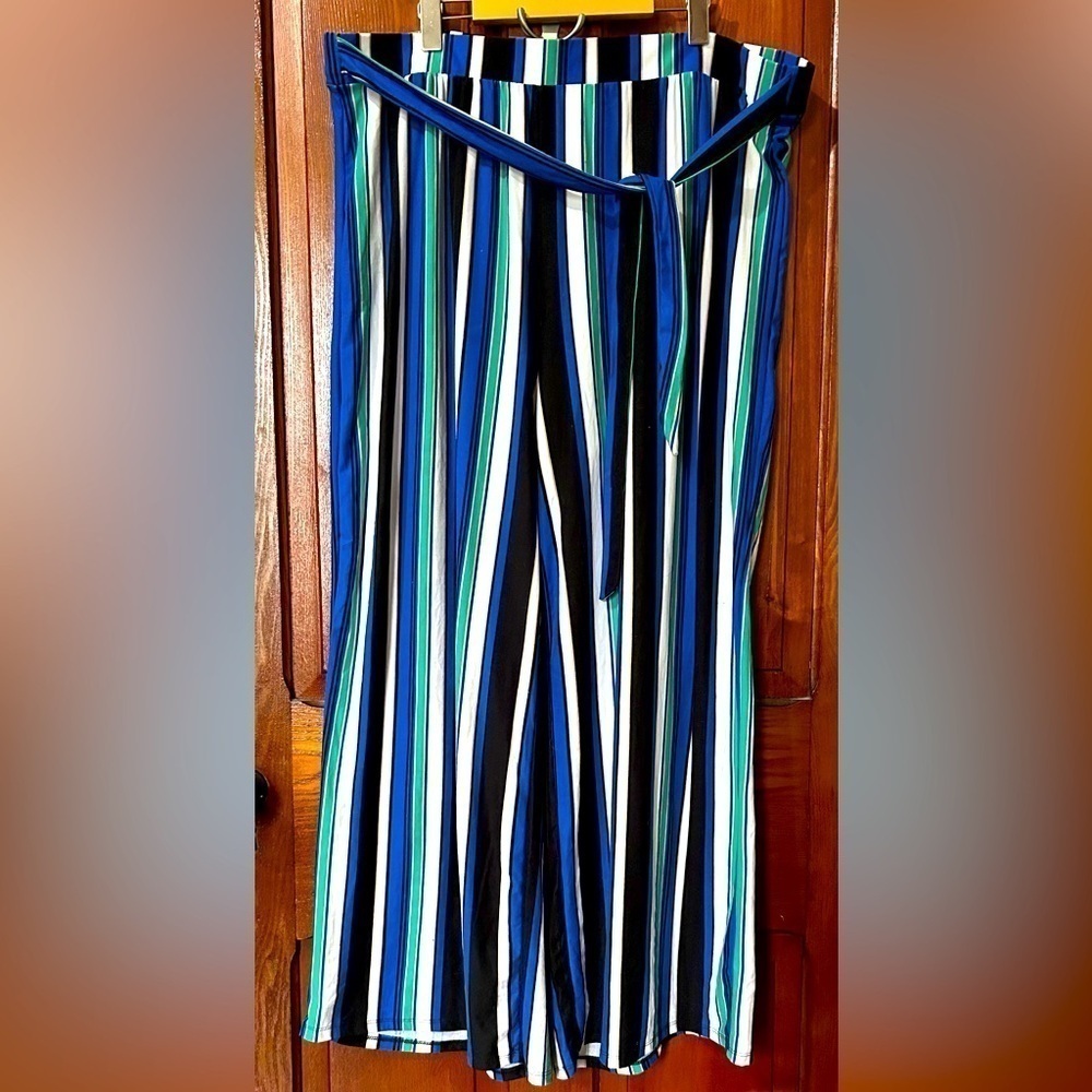 3X - Bobby Brooks Wide Leg Trousers